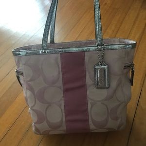 Authentic Pink Coach Tote